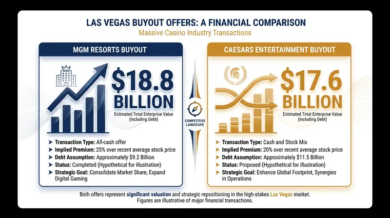 The MGM proposal follows closely on the heels of a $17.6 billion takeover bid for rival Caesars Entertainment.