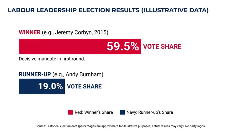 Burnham secured a decisive 58.4% of the vote in the leadership contest.