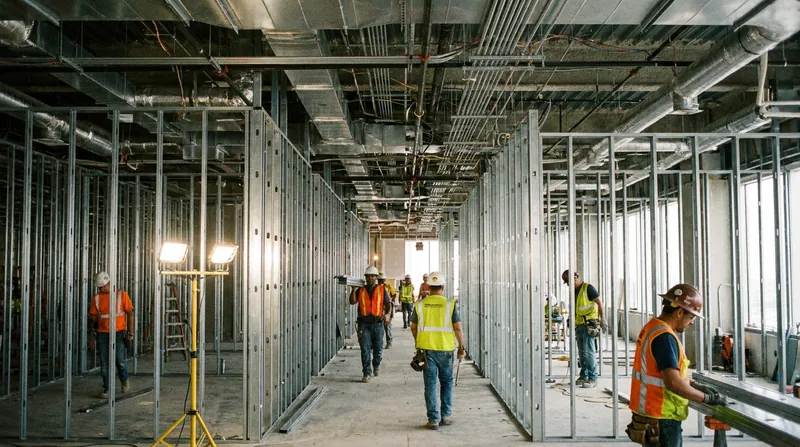 Interior designers oversee the complex, non-structural architecture of commercial spaces, including fire safety and egress.