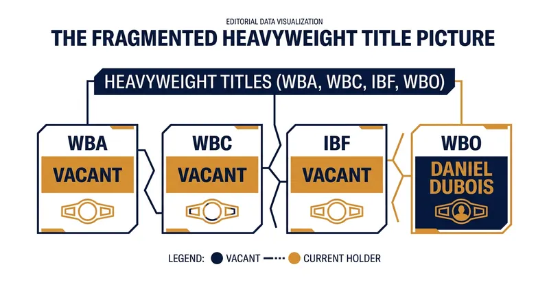 The current state of the heavyweight division following Usyk's announcement.