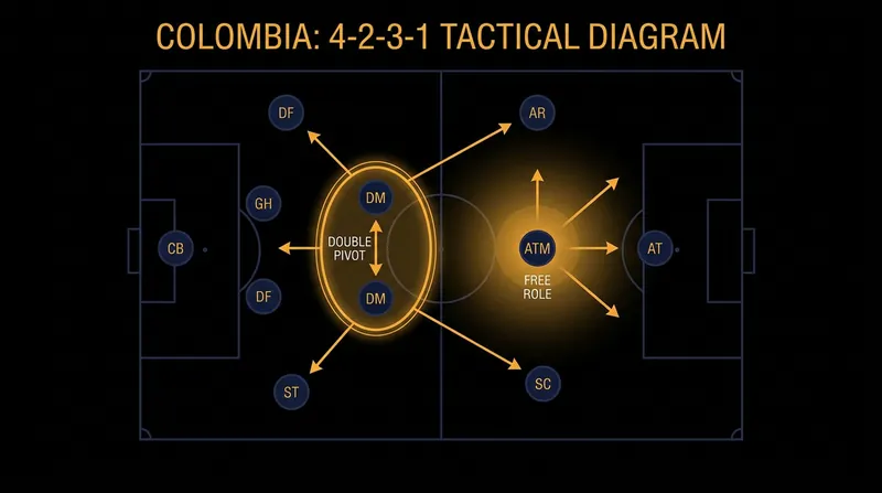 Lorenzo's pragmatic 4-2-3-1 relies on a compact mid-block to absorb pressure before launching rapid counter-attacks.