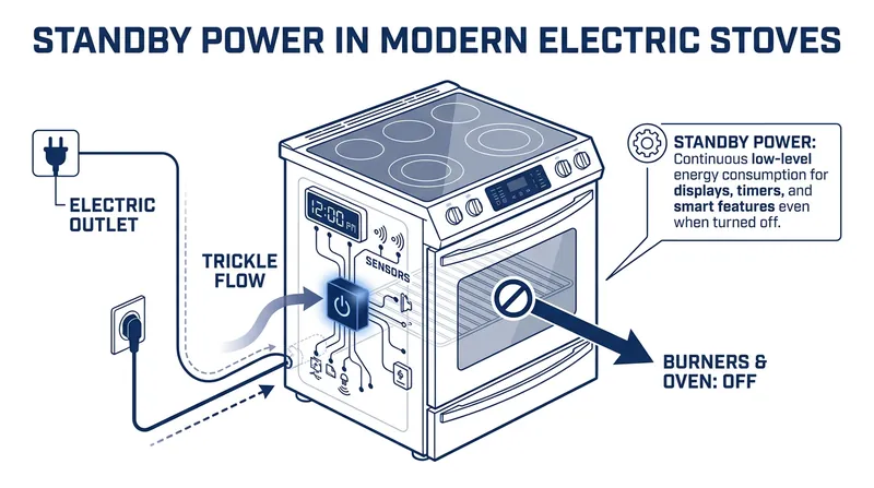 For electric stoves, the new standards primarily target the energy wasted by digital displays and sensors when the appliance is idle.