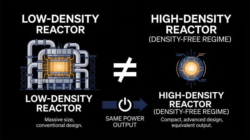 Operating at higher densities could allow future commercial reactors to be significantly smaller and cheaper.