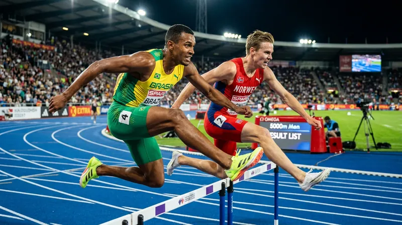 Dos Santos silenced the home crowd in Oslo with a commanding victory at the Bislett Games.