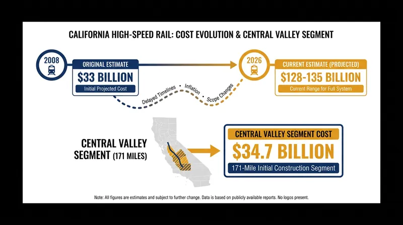 The project's estimated costs have quadrupled since voters first approved the bond measure in 2008.