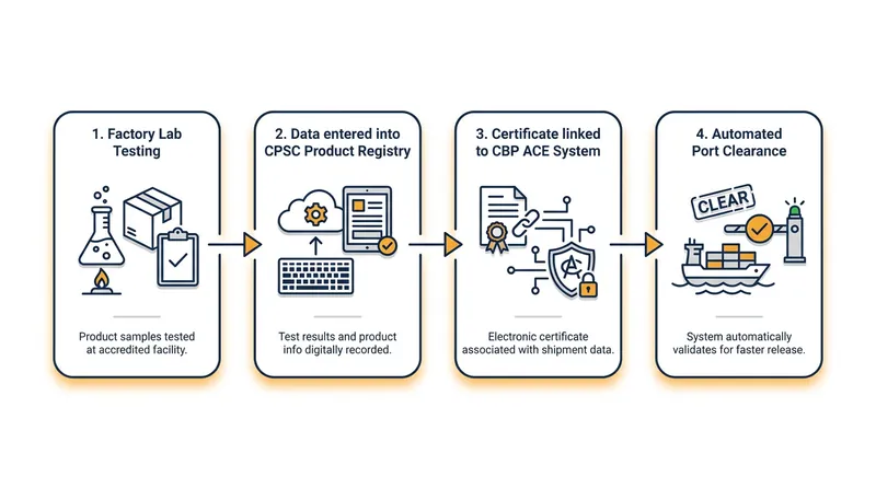 How the new pre-arrival digital compliance workflow operates.