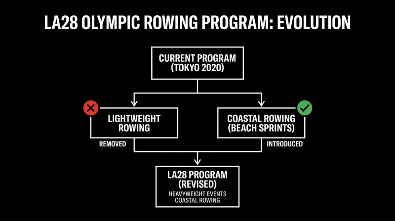The transition to Coastal Rowing for the LA28 Olympics has prompted elite lightweights to change disciplines.
