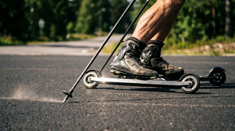 Standardized wheeled skis level the playing field, making the summer circuit a pure test of physiological output.