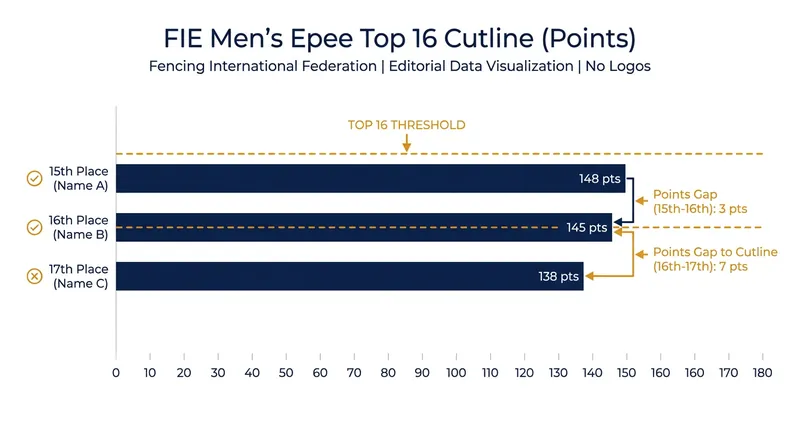The razor-thin margins separating the final exempt spots from the unseeded field.