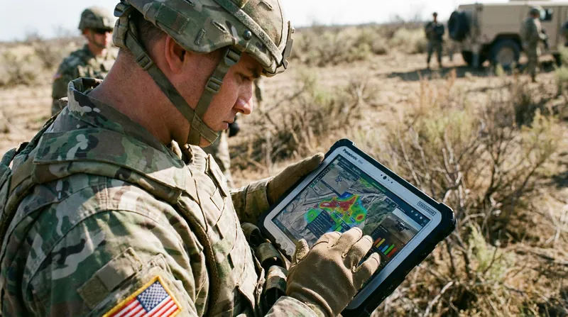 Anduril's Lattice software is designed to ingest data from distributed sensors and provide frontline operators with a unified operational picture.