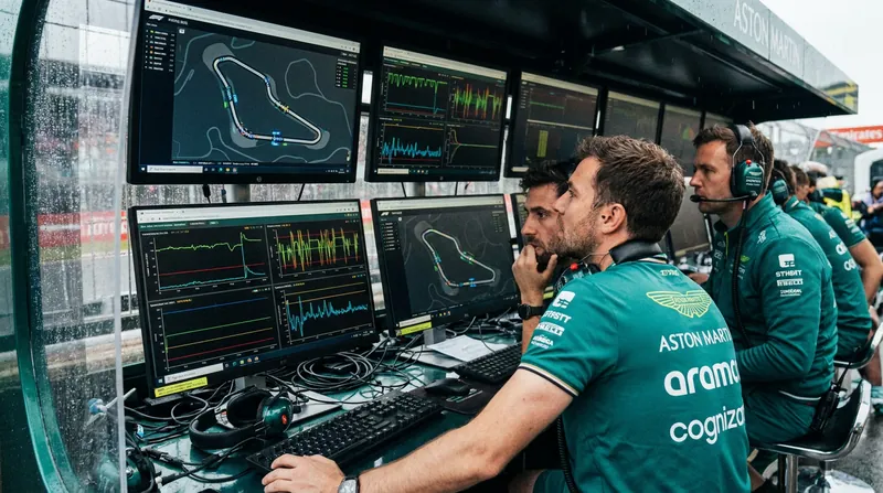 Race engineers act as the driver's omniscient eyes, using live GPS data to issue critical traffic warnings.