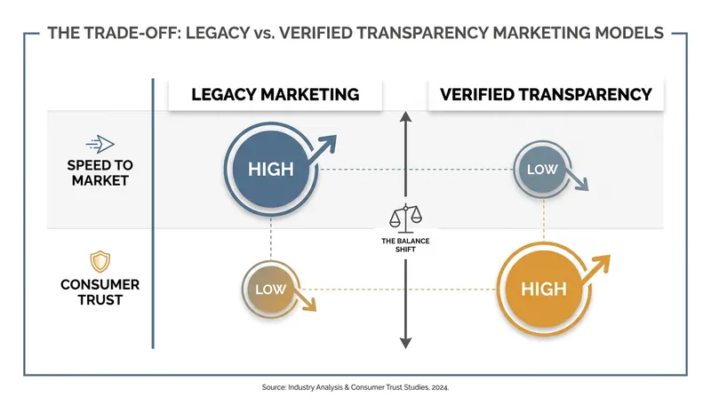 The shift from unregulated claims to verified transparency fundamentally alters the retail landscape.