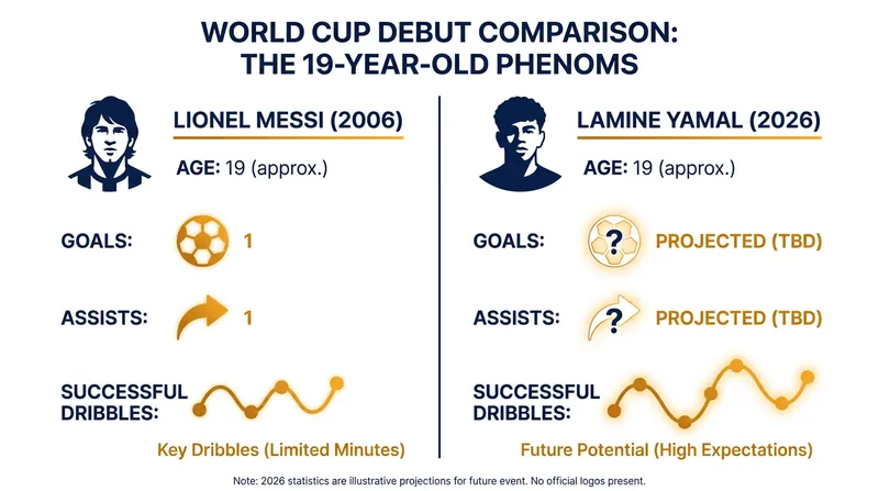 Comparing the teenage World Cup campaigns of both La Masia graduates.