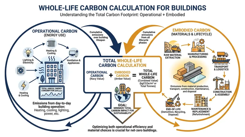 Starting in 2030, new buildings must account for both operational and embodied carbon emissions.