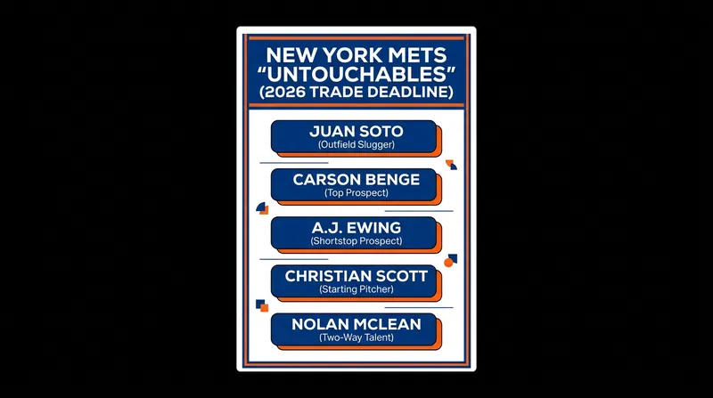 The Mets have reportedly shielded only five players from trade discussions.