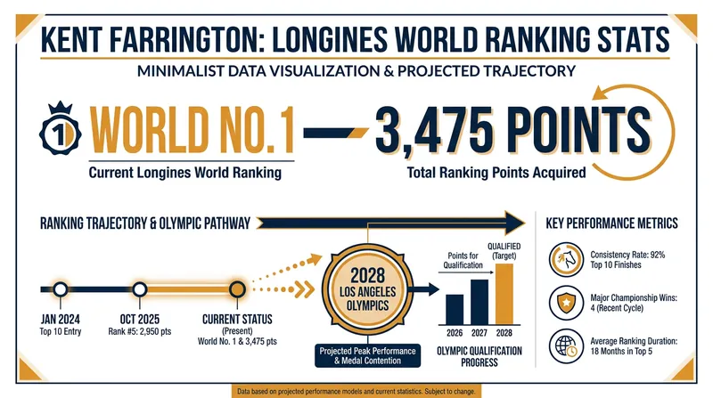 Farrington maintains his World No. 1 ranking while shifting focus to the 2028 Olympic cycle.
