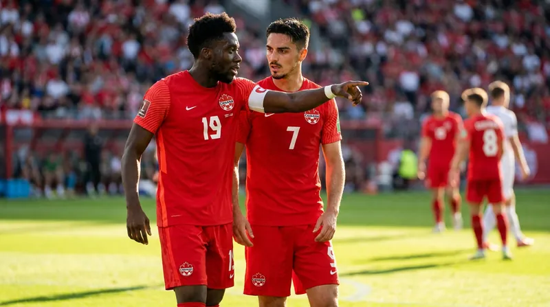 Captain Alphonso Davies and vice-captain Stephen Eustáquio serve as the on-pitch anchors for Marsch's demanding system.