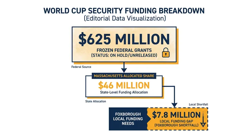 A partial federal shutdown has frozen hundreds of millions in security grants intended for World Cup host cities.