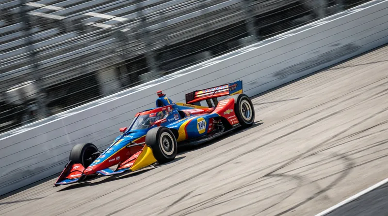 The sweeping corners of the Nashville Superspeedway require less heavy braking, offering a physical reprieve.