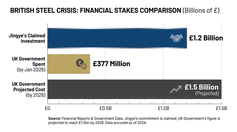 The financial toll of keeping the Scunthorpe plant operational has escalated rapidly since the UK took operational control.