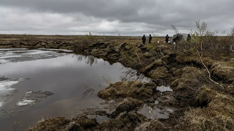Abrupt permafrost thaw threatens to release massive reserves of trapped methane, though the exact speed of the release remains uncertain.