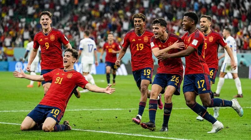 Spain has evolved its traditional possession game by integrating dynamic, explosive wide players.