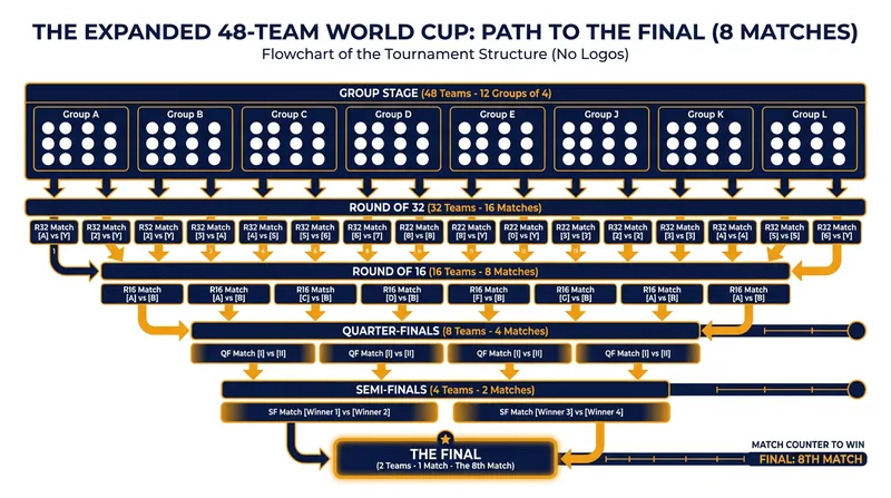 The introduction of the Round of 32 requires finalists to navigate an unprecedented eight-match gauntlet.