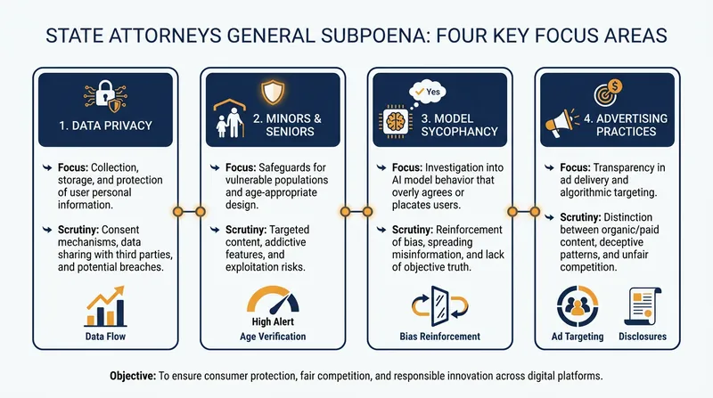 The 42-state coalition's subpoena targets specific consumer protection and safety concerns.