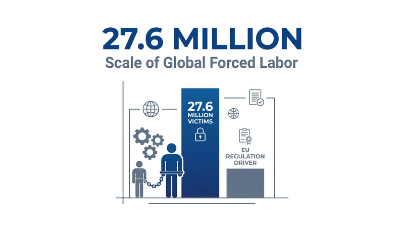 An estimated 27.6 million people worldwide are currently trapped in situations of forced labor.