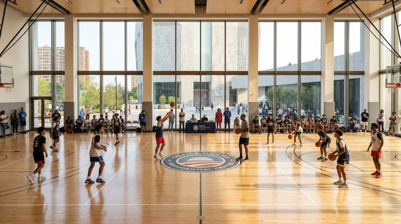 The 60,000-square-foot Home Court facility hosted major youth and community events during the AT&T WNBA All-Star 2026 weekend.