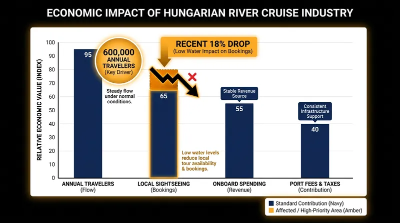 The logistical hurdles on the rivers have immediate economic ripple effects for local tour operators.