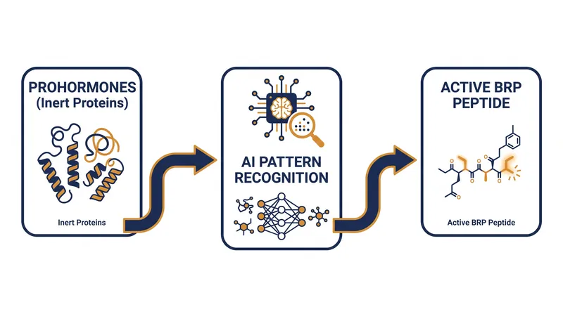 Machine learning algorithms sifted through dozens of biologically inert proteins to predict the active 12-amino-acid sequence.