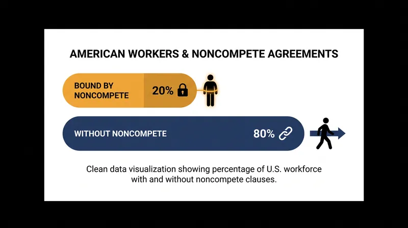 Prior to the FTC's rule, an estimated one in five U.S. workers were subject to noncompete clauses.