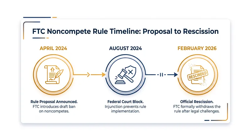 The two-year legal saga of the FTC's nationwide noncompete ban.