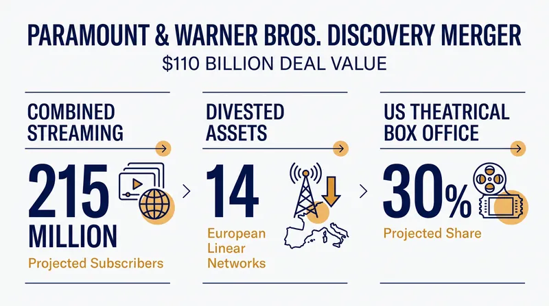 Key figures behind the historic Paramount and Warner Bros. Discovery consolidation.