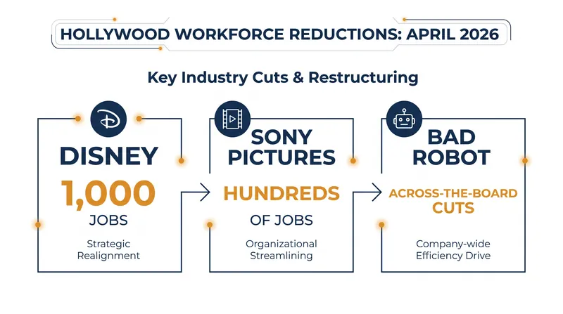 A breakdown of the major job cuts announced across the entertainment sector in a single week.