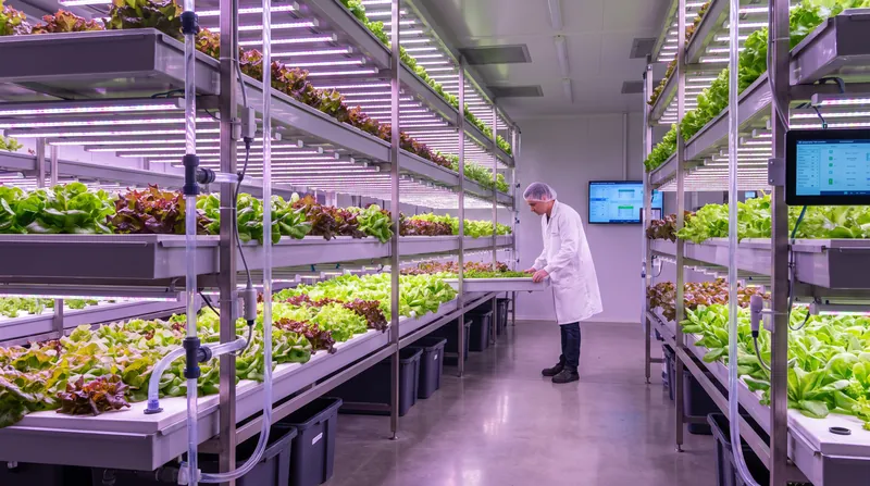Controlled-environment agriculture, such as hydroponics, uses purified water systems that eliminate the risk of environmental parasite contamination.