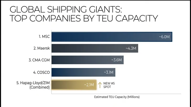 The merger will elevate Hapag-Lloyd to the fifth-largest ocean carrier globally.