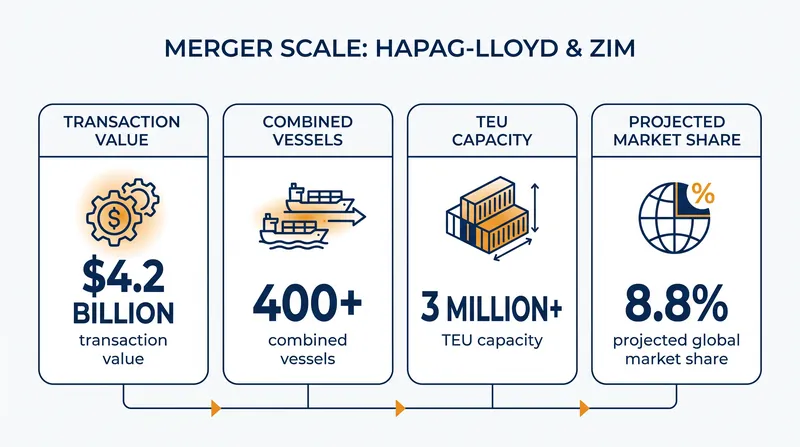 By the numbers: The scale of the proposed Hapag-Lloyd and ZIM consolidation.