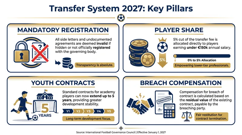 The core tenets of FIFA's new regulatory framework.