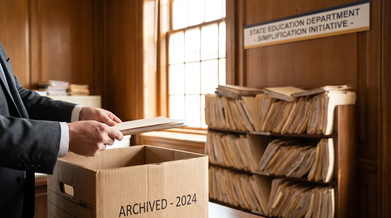 State education agencies will no longer be required to submit biennial MOA compliance reports to Washington.