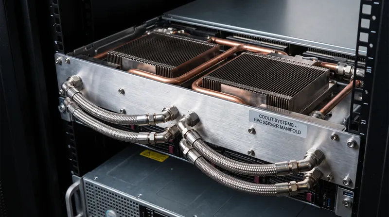 Liquid cooling is essential for dissipating the extreme heat generated by modern AI accelerators.