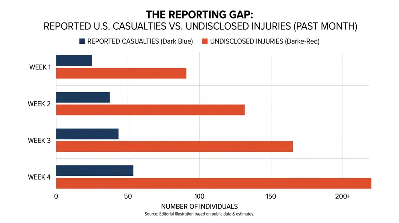 Discrepancies in casualty reporting have fueled accusations of a deliberate cover-up by defense officials.