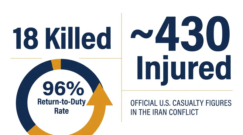 Official Pentagon figures indicate roughly 430 injuries, though critics argue the true number is being obscured.