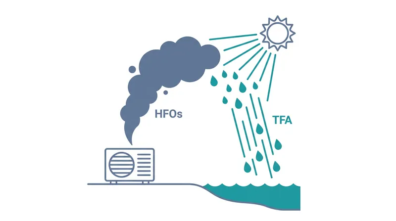 Modern refrigerants are designed to break down quickly in the lower atmosphere, a process that generates TFA.