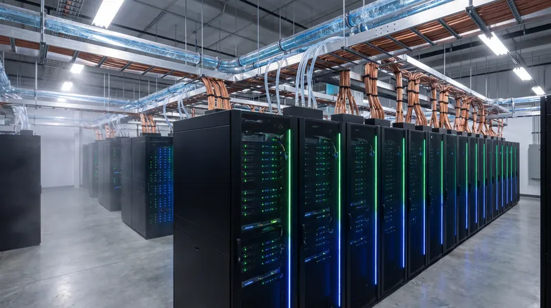 Advanced cooling technologies are required to manage the extreme heat generated by modern AI processors.