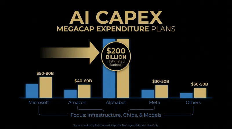 Mega-cap technology companies are committing hundreds of billions to AI infrastructure.