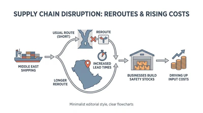 How geopolitical disruptions translate into higher domestic inflation.