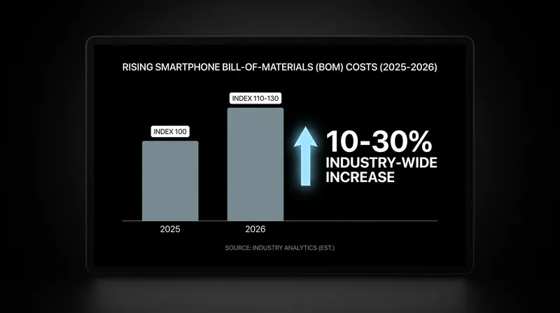 Smartphone manufacturers are grappling with rising component costs across the board.