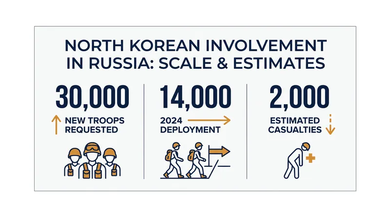 North Korea's growing military footprint in the Russia-Ukraine war.